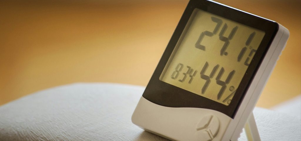 Un medidor de humedad.