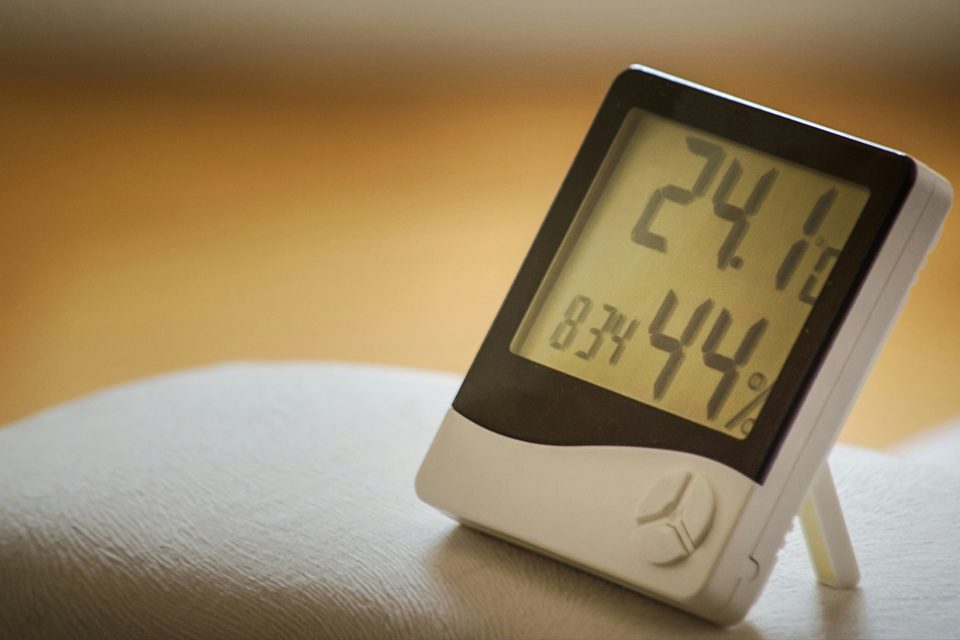 Un medidor de humedad.