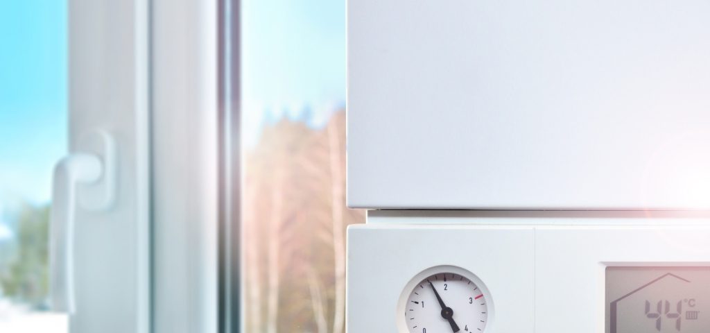 Una caldera en un hogar con baja eficiencia térmica.