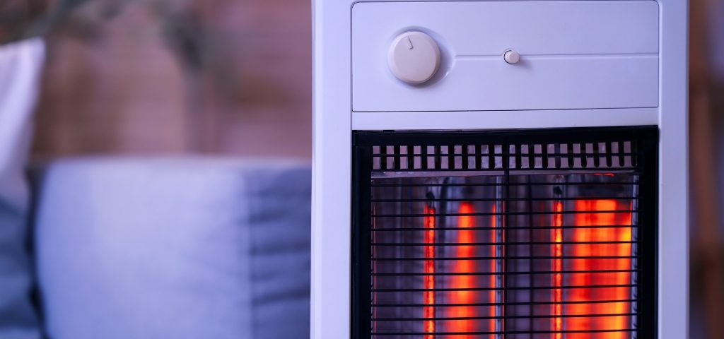 Un calefactor eléctrico para mantener cálida una vivienda durante el invierno.